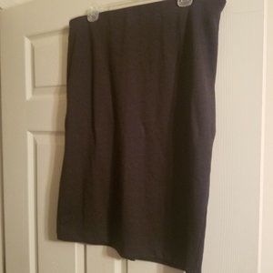 Philosophy Grey Pencil Skirt